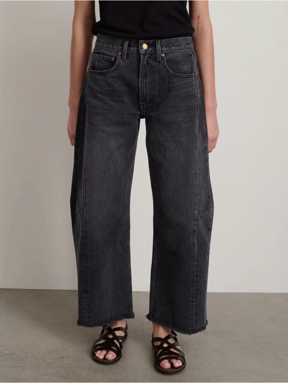 B SIDES Relaxed Lasso Jean Stil Black SIZE 29